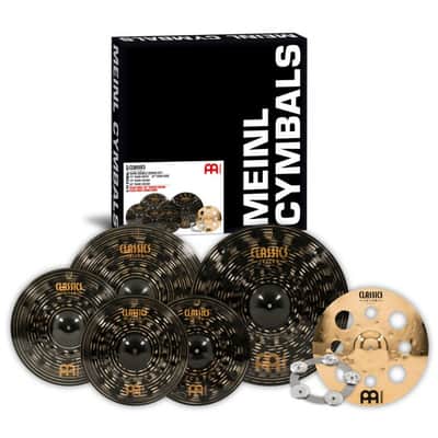MEINL CCD5802 Classics Custom Dark Double Bonus Cymbal Beckenset 15-18-20-22+Ching Ring image 1