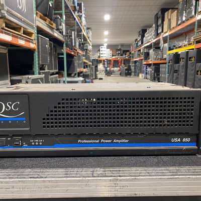 QSC 850 Professional Power Amplifier 2 Ch image 1