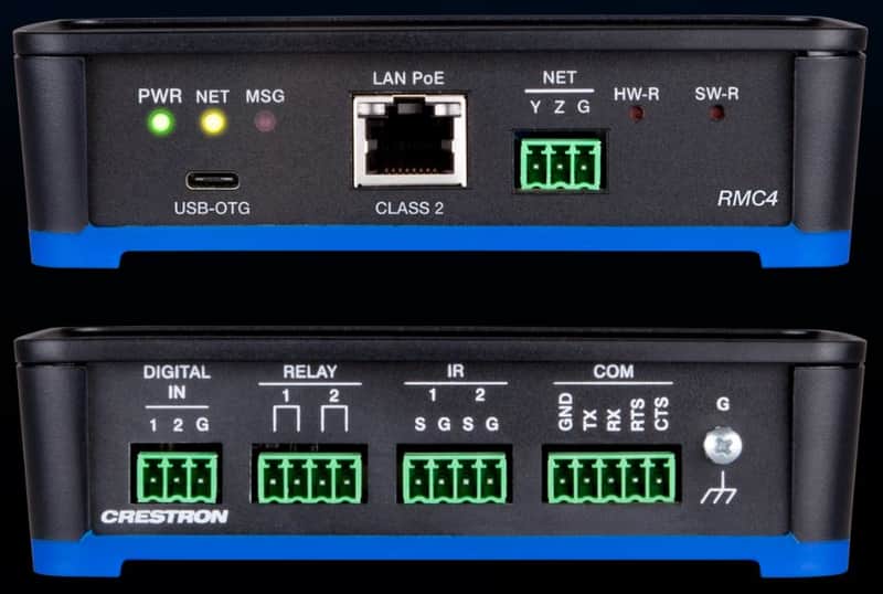 CRESTRON RMC 4 4-Series Control System Controller PoE Control Processor Crestron Fusion  audio, video, lighting, motorized shades, thermostats, door locks, sensors, security systems AV Network XiO Cloud CP4 CP4N image 1