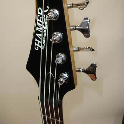 1990's Hamer Slammer Series 5-String Bass Metallic Red image 8