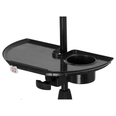 Gator GFW-MICACCTRAY Frameworks Microphone Stand Accessory Tray with Drink Holder & Guitar Pick Tab image 3