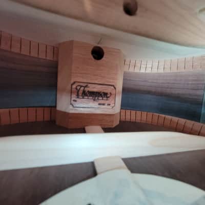 Preston Thompson Guitars Size 2 BA Brazilian Rosewood and Spruce Parlor Guitar with Calton Case - Natural image 24