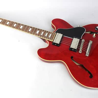 2007 Gibson ES-335 Cherry Red Finish Block Inlays Electric Guitar w/OHSC image 5