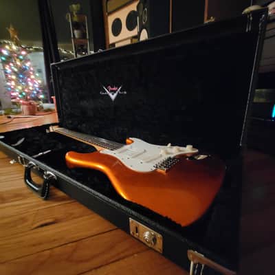 Fender John Cruz Custom Shop NAMM 2005 One Of One Tangerine Gold Flake Stratocaster image 11