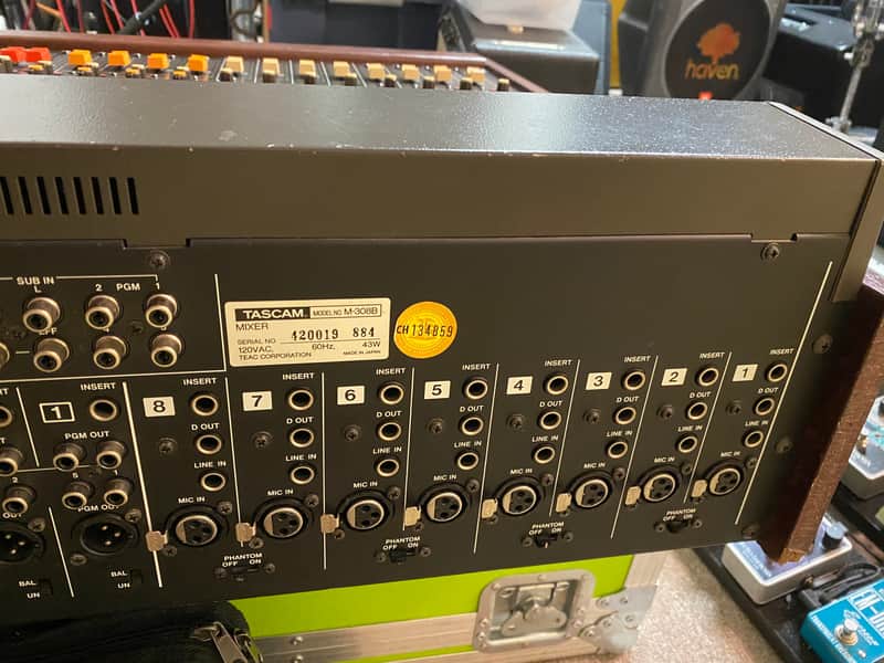 Tascam M-308B Mixer - Vintage Made in Japan - Rare Phantom Power