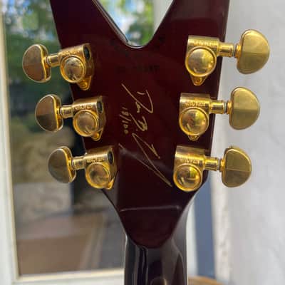 Dean USA 25th Anniversary Gold plated Cadillac 2002 - Amber Burst image 4