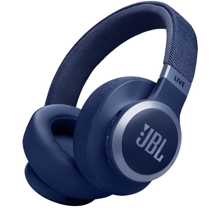 JBL Live 770NC - Wireless Over-Ear Headphones, Blue image 1