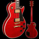 Gibson Les Paul Custom Figured, HAND SELECTED TOP Transparent Red Flame 9lbs 15oz