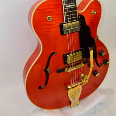 Guild X-170T "Manhattan" Hollow-Body Electric Guitar, Tennessee Orange image 2