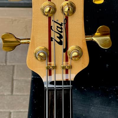 Wal Mk. I Fretless Bass 1986 - crazy cool Acid Stained Birdseye Maple w/a Lined Fingerboard. image 6