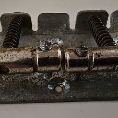 Teisco Bridge / Neck Plate 60's - Chrome image 3