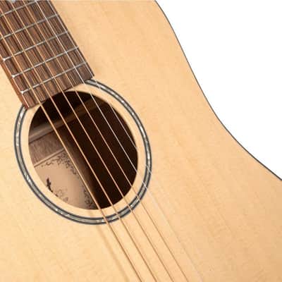 Discover Perfect Tone and Portability: Cort Standard ADMINI-OP 3/4 Spruce Top Guitar with Bag! image 10