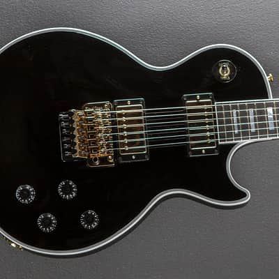 Gibson Custom Shop Les Paul Axcess Custom w/Ebony Fingerboard Floyd Rose Gloss - Ebony image 1