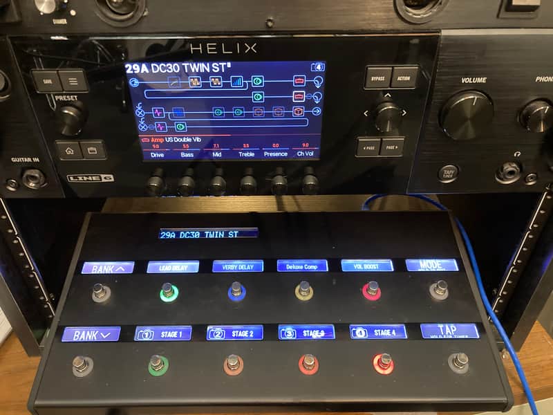 Line 6 Helix Rack Guitar Amp Modeler with Controller image 1