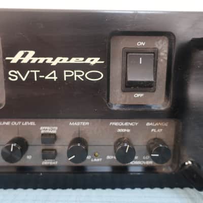 2013 Ampeg SVT4PRO 1800 Watt Bass Head w/Tube Preamp Korg Tone Works Tuner SBK Plastic Hard Case image 5