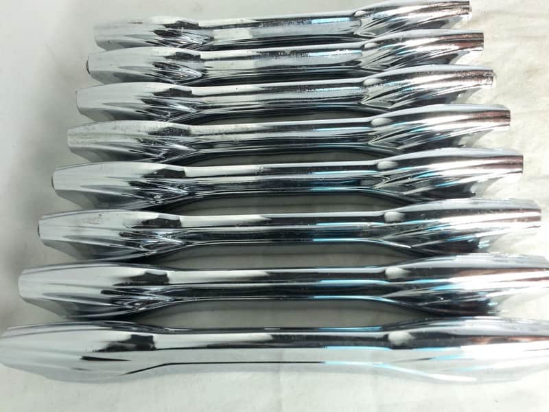 *Premier 8x Bass Drum/Marching Snare/Tom Lugs Chrome Vintage 70s England 3-Hole image 1