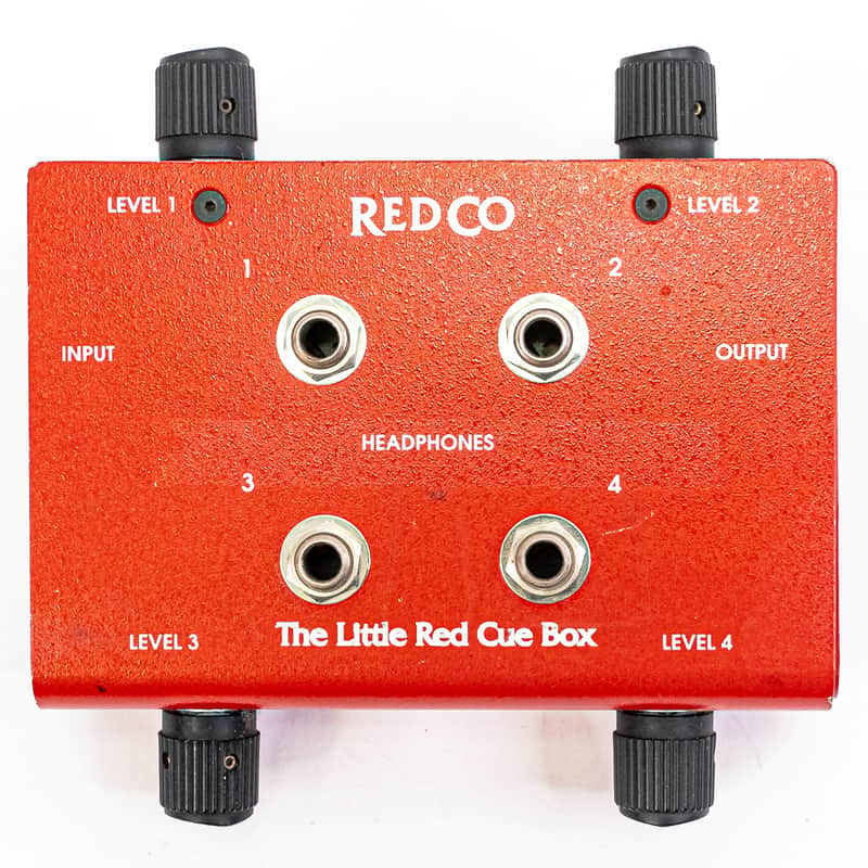 Redco The Little Red Cue Box – Passive 4-Channel Headphone Cue Mixer image 1