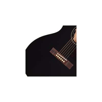 Epiphone Blues King Studio Ebony Acoustic/Electric Guitar image 8
