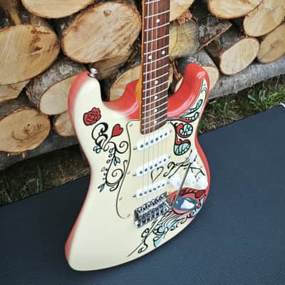 Fender Jimi Hendrix Artist Series Signature Monterey Stratocaster 2017 - 2018 - Monterey Graphic image 9