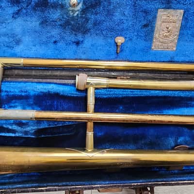 1952 Bach New York Stradivarius Model 12 Trombone w/ Photo of Factory Ledger image 15