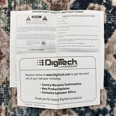 DigiTech Drop Polyphonic Pitch Shifter Guitar Effect Pedal W/ Box! image 8