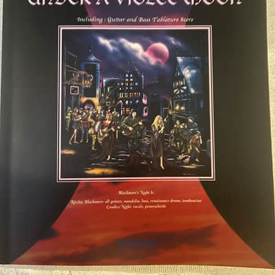 Blackmore's Night - Under a Violet Moon - Guitar and Bass tab / tablature Book - Japan image 1