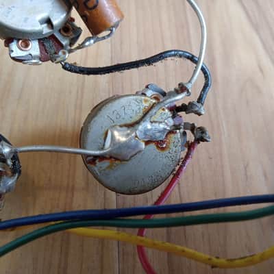 Vintage 1963 Kay Speed Demon Guitar Wiring Harness! CTS Pots, Rotary Switch, Jack, Caps! image 6