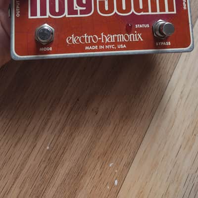 Electro-Harmonix Holy Stain Multi-Effects Pedal: Distortion / Reverb / Pitch / Tremolo 2008 - 2022 - Orange / Red image 3