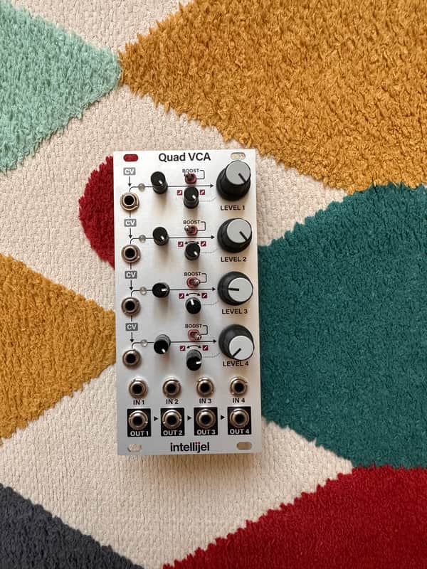 Intellijel Quad VCA Eurorack Synth Module 2017 - Present - White image 1