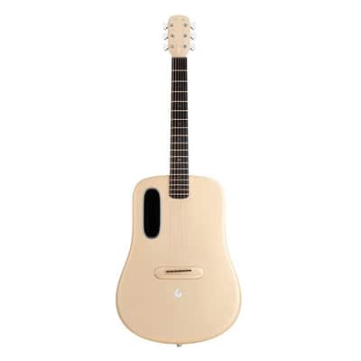 Lava Music L9220009 ME 4 Carbon Fiber 38” Acoustic / Electric Guitar With Gig Bag, Soft Gold image 4