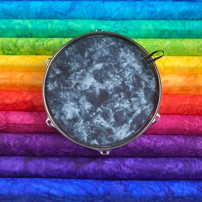 10" single layer Drum Bunny cotton drum cover - dampener - partial mute - compare to Drum Tortillas - Quesadilla - Big Fat Snare image 1