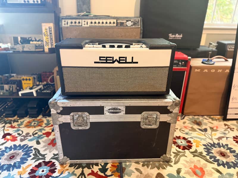 Sewell Texaplex 50 – Handwired 50W EL34 Boutique Amp – Doug Sewell / Pre-PRS – Flight Case image 1