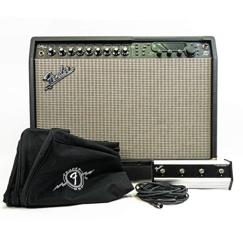 Fender Cyber-Twin 2 x 65-Watt 2x12" Modeling Guitar Amp – Cover & Footswitch image 1
