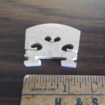 2 PACK of Aubert Violin Bridge Unfitted size 1/8 2010s New Old Stock image 1