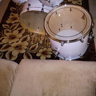 ddrum Dominion Birch 5 Piece Shell Pack Drum Kit Paper White Birch DM B 522 PWB image 3