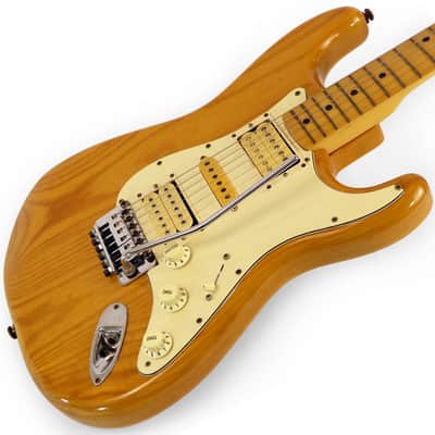 1975 Fender Stratocaster - Natural w/Original Floyd Rose Locking Tremelo. image 16