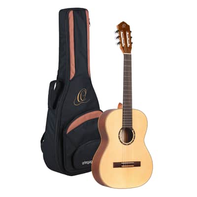 Ortega R121-7/8 Family Series 7/8 Classical Guitar 6 String - Mahogany Natural + Gigbag image 1