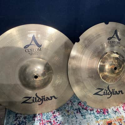 Zildjian - 14" A Custom Rezo Hi-Hats Pair, 974g 1258g 2015 image 1