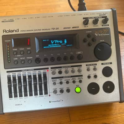 Roland Td20 VDrum Module Brain td20 WITH WOT TECH OLED UPGRADE image 2