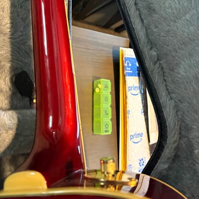 Gretsch 5420TG 50’s Limited Edition CANDY APPLE RED with Gold Hardware Quality USA Upgrades Including TV Jones pickups, wire harness w/ tone & standby switches Grover Imperials, high End Gretsch Bigsby etc. image 12