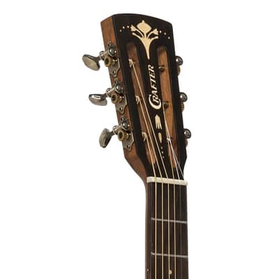 Crafter MINO ALK Mino Series Solid Taiwanese Koa Top Mahogany Neck 6-String Acoustic-Electric Guitar w/Gig Bag image 5