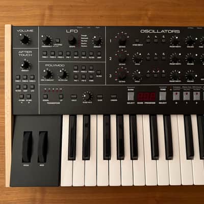 Sequential Trigon-6 49-Key 6-Voice Polyphonic Synthesizer 2022 - Present - Black with Wood Sides image 2