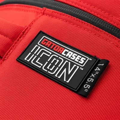 Gator Icon Snare Drum Bag 14x5.5 Red image 8