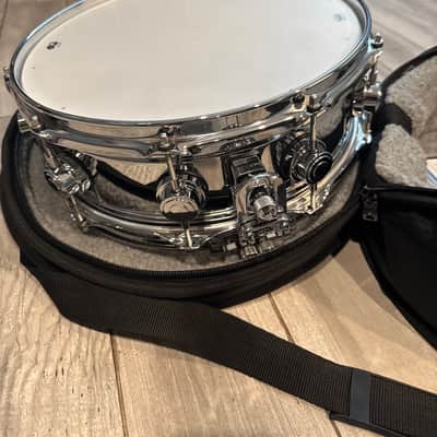 DW Collector's Series True-Sonic Brass 5x14" Snare Drum 2014 - Present - Chrome image 2