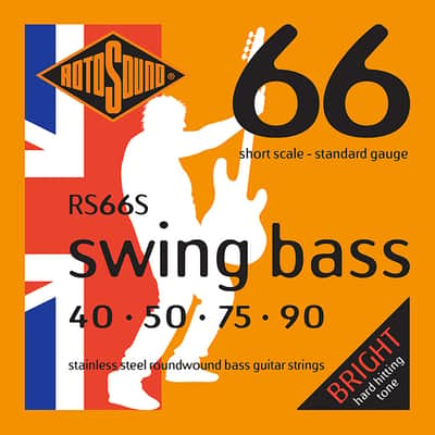 RS66S Swing Bass 66 Stainless Steel Short 40/90 Rotosound image 2
