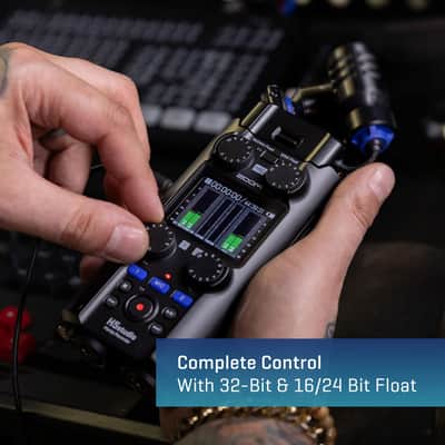Zoom H5studio Handy Recorder with 32-Bit Float, Gain Knobs, 6-Track Recording, Large 19.4mm Microphone, F-Series Preamps, USB Audio Interface, Advanced Limiters, for Filmmakers, Musicians & Creators image 3