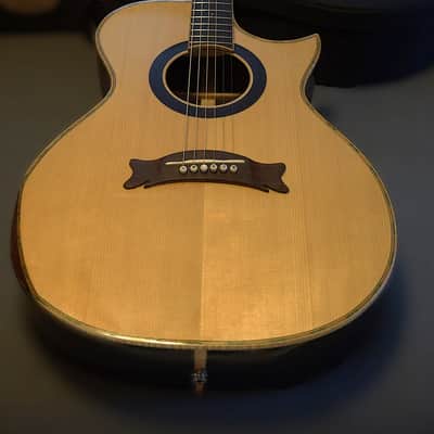 Hewett Brazilian Rosewood Grand Concert Cutaway – Handwritten Spec Sheet, Documented Build, Excellent Condition image 7