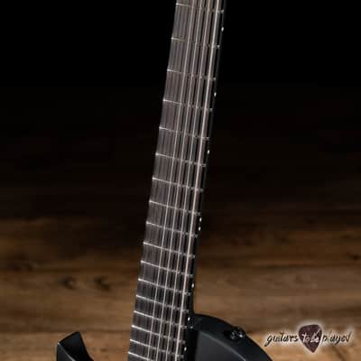 ESP LTD EC-1000 Baritone LH Fishman Left-Handed Guitar – Charcoal Metallic Satin image 4