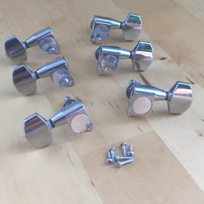 6 Genuine “Martin” Logo Acoustic Guitar Bolt On Chrome Tuners D35 HD28 Low Tab image 10