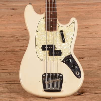 Fender Mustang Bass White 1966 image 1